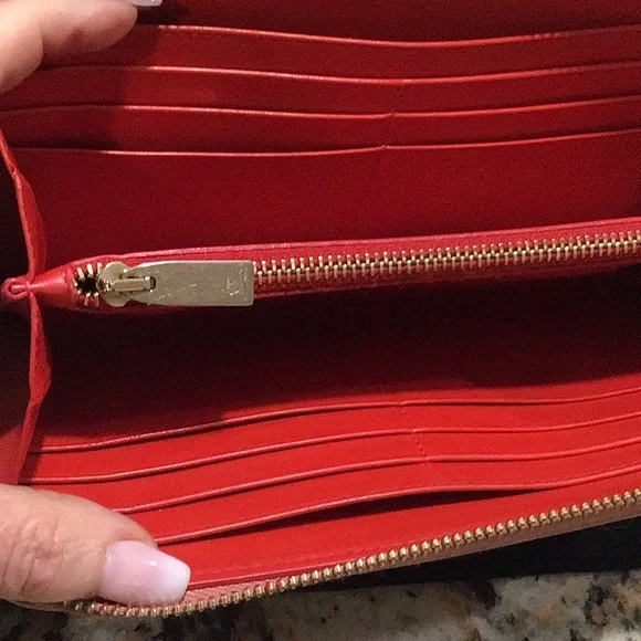 Christian Louboutin Pink and Gold Wallet - Picture 7 of 9